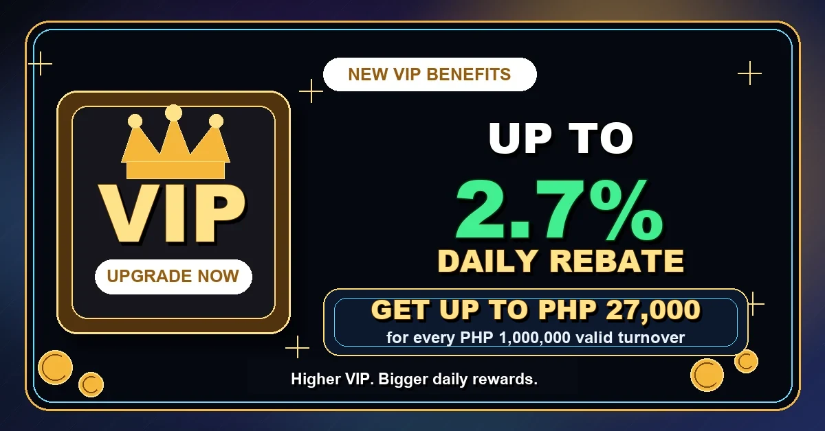 Higher VIP, Higher Daily Rebate